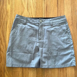 Icebreaker sz 4 grey merino blend skirt zip fly pockets great pre owned cond